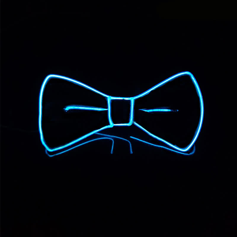 Pajarita luminosa con luz LED para hombre