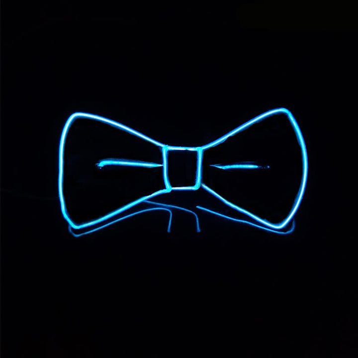 Pajarita luminosa con luz LED para hombre