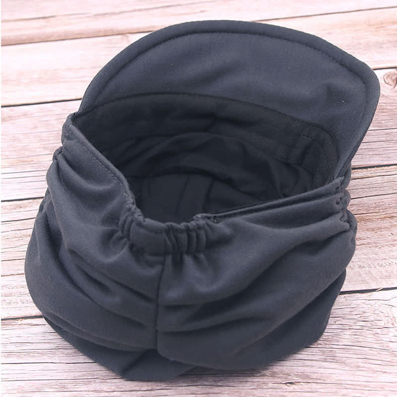 Gorra de béisbol plisada con ala suave para mujer