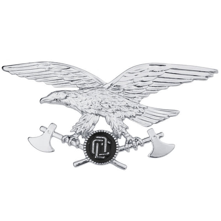 Broche de hacha con águila retro para hombre