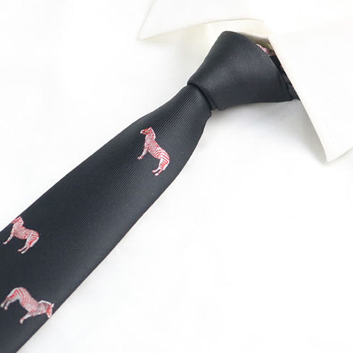 Corbata para hombre con motivos divertidos de animales
