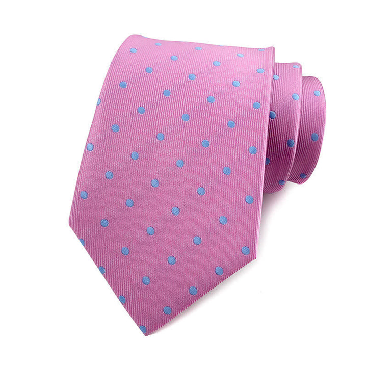 Corbata de lunares para hombre