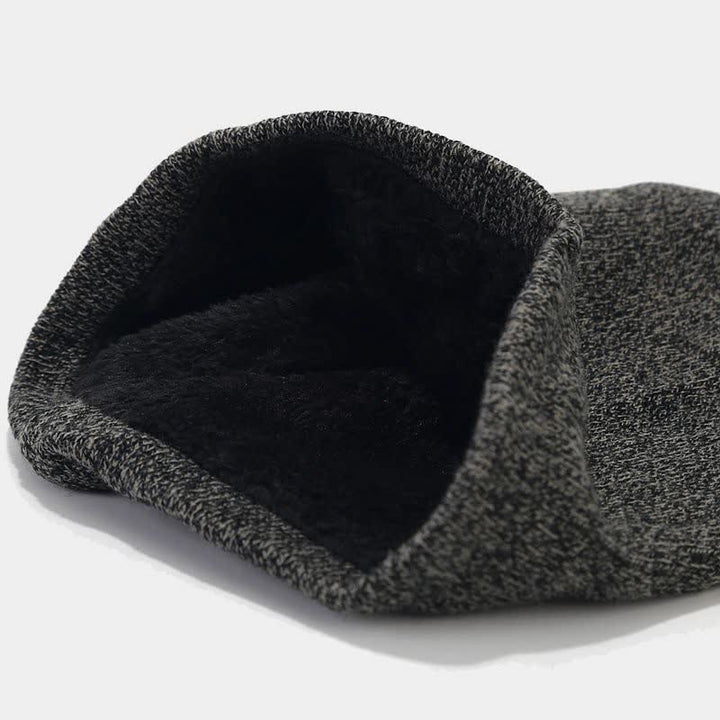 Conjunto de 3 piezas de gorro, bufanda y guantes unisex holgados y cálidos
