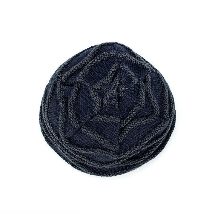 Gorro de punto de cinco estrellas con forro polar