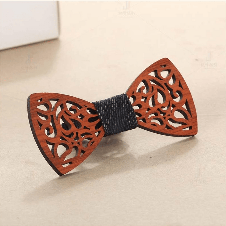 Pajarita de madera divertida y creativa para hombre