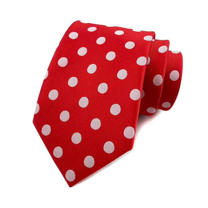 Corbata de lunares para hombre