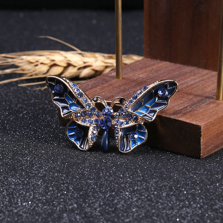 Broche elegante de mariposa de cuento de hadas para mujer