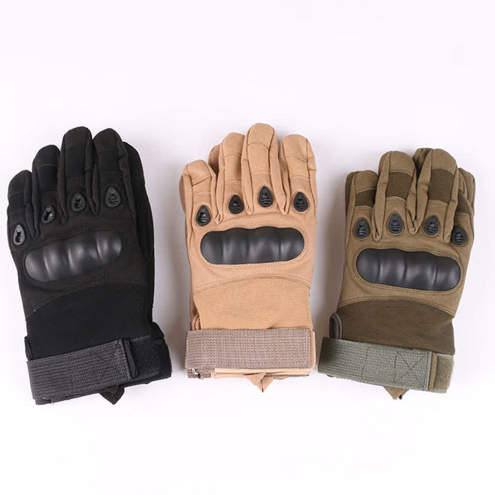 Guantes tácticos con forro polar grueso para montar en motocicleta