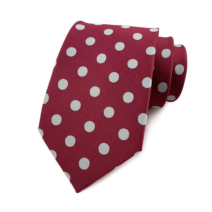 Corbata de lunares para hombre