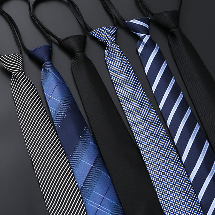 Corbata de boda con cremallera oficial para hombre