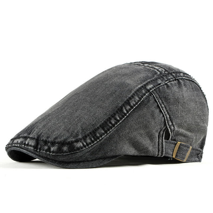 Gorra de boina tipo casqueta de mezclilla vaquera simple