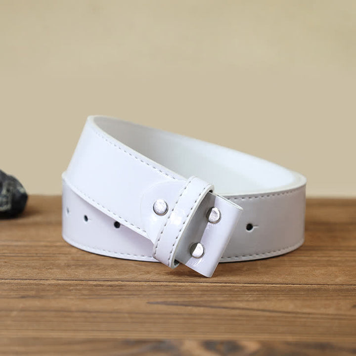 Cinturón de cuero con cuchillo plegable oculto para hombre, hecho a mano con forma de perro feroz