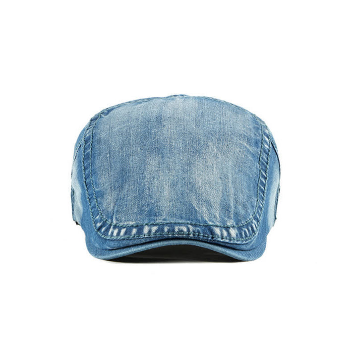 Gorra de boina tipo casqueta de mezclilla vaquera simple