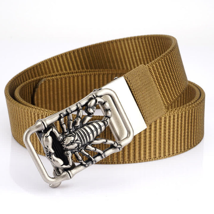Cinturón de nailon sencillo King Scorpion para hombre