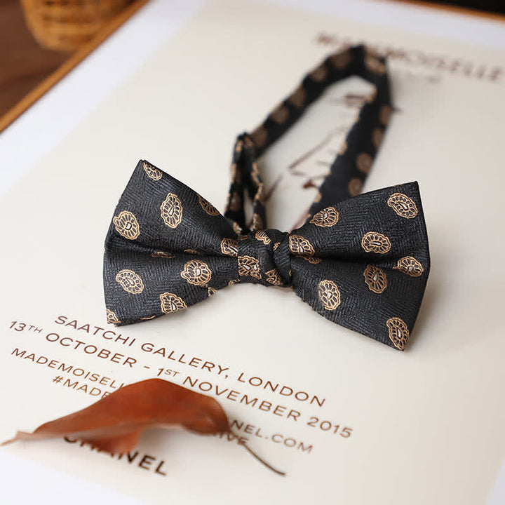 Pajarita vintage delicada y sencilla para hombre
