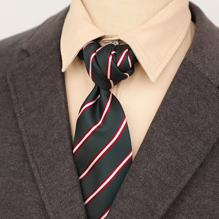 Corbata verde primaveral tranquila para hombre