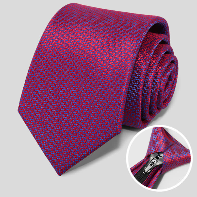 Conjunto de 2 corbatas con degradado rojo violeta noble para hombre