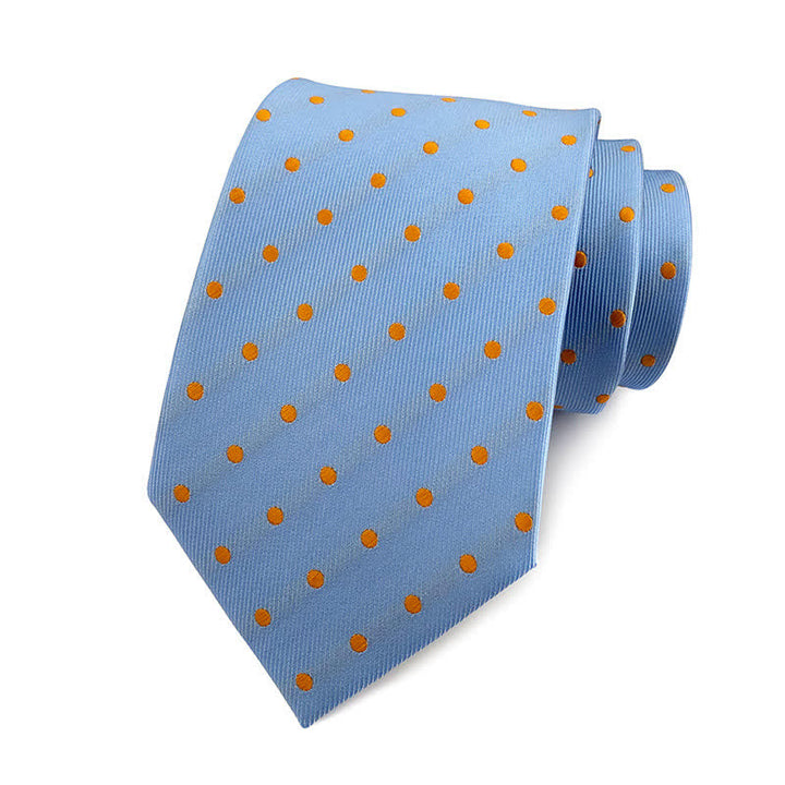 Corbata de lunares para hombre