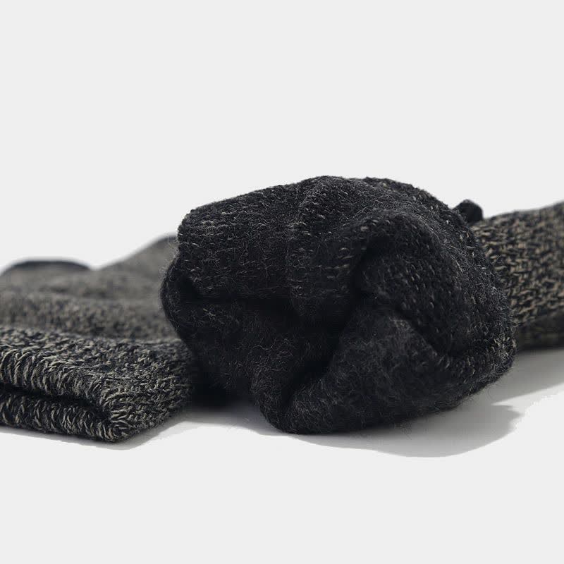 Conjunto de 3 piezas de gorro, bufanda y guantes unisex holgados y cálidos