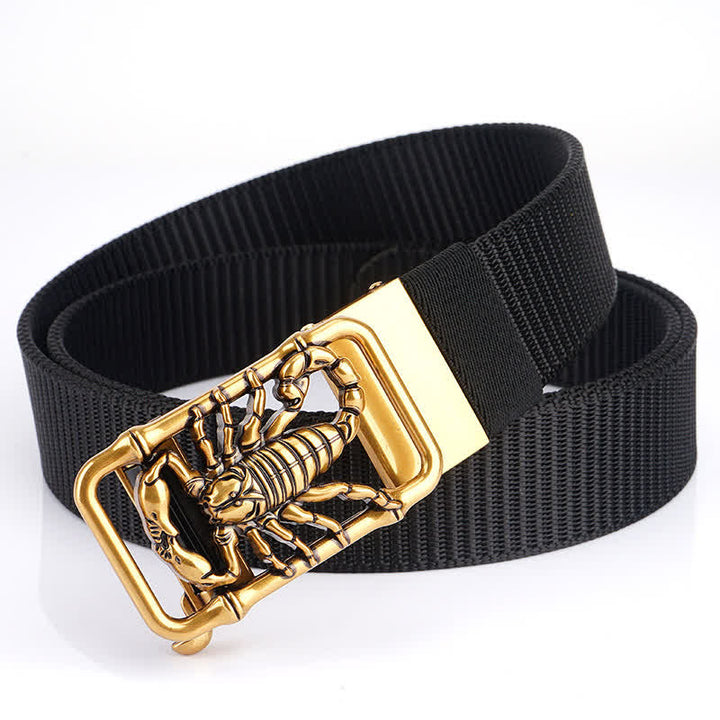 Cinturón de nailon sencillo King Scorpion para hombre