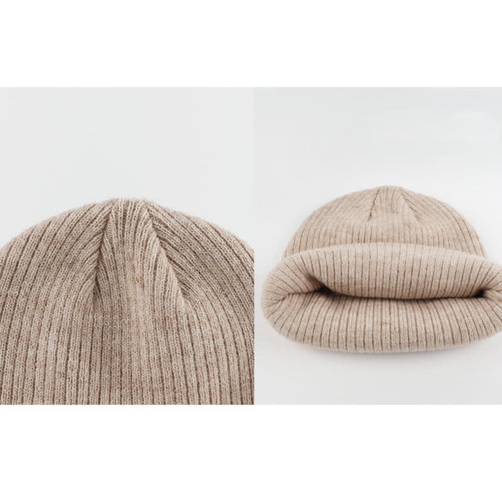Conjunto de 3 guantes y gorro unisex de color liso, suaves, con bufanda