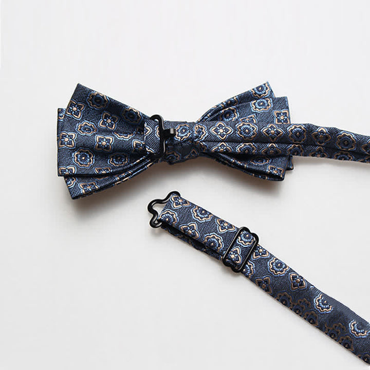 Pajarita de fiesta con estampado floral de varios estilos para hombre