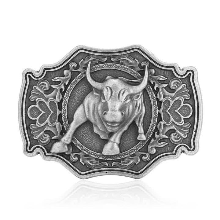 Cinturón de cuero con hebilla Matador para hombre hecho a mano