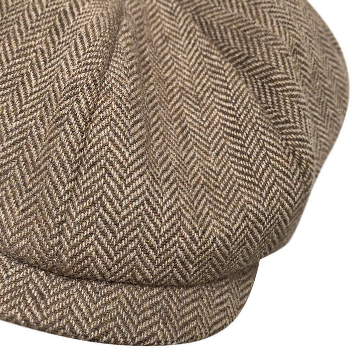 Boina octogonal con diseño de espiga de Coffee Fine