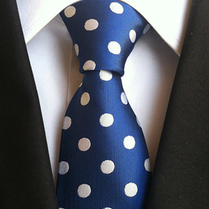 Corbata de lunares para hombre