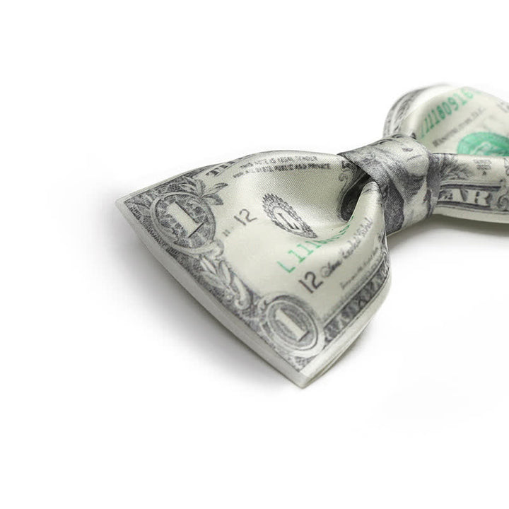 Pajarita con forma de dólar Greenback para hombre