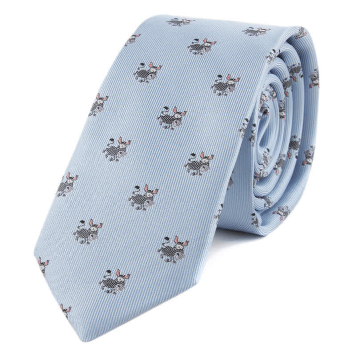 Corbata para hombre con motivos de póquer y animales.