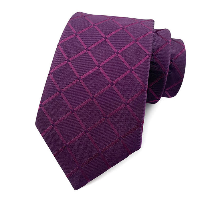 Traje de esmoquin ajustado para hombre con corbata a cuadros