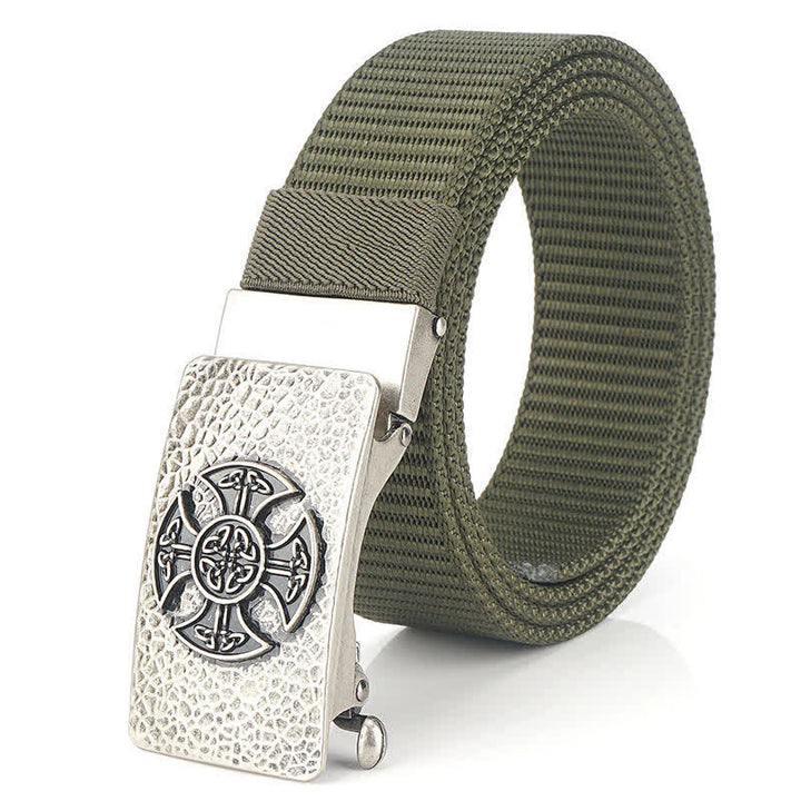 Cinturón de nailon para ocio de estilo retro para hombre