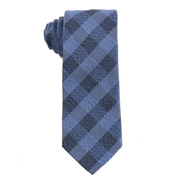 Corbata de mezclilla azul elegante para hombre