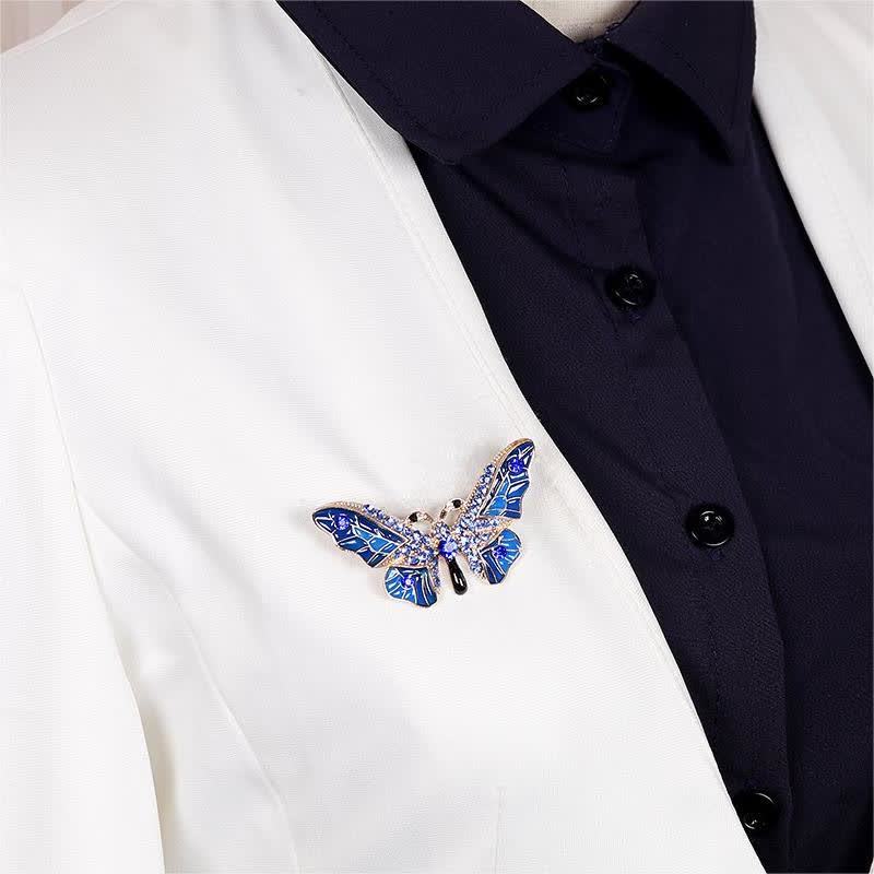 Broche elegante de mariposa de cuento de hadas para mujer