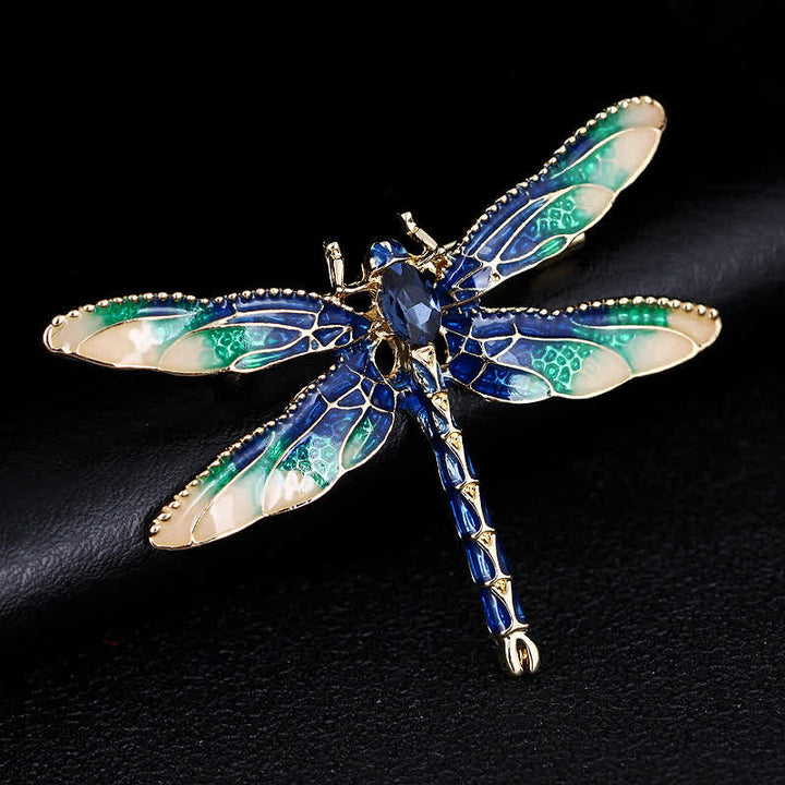 Broche de libélula esmaltado muy bonito para mujer