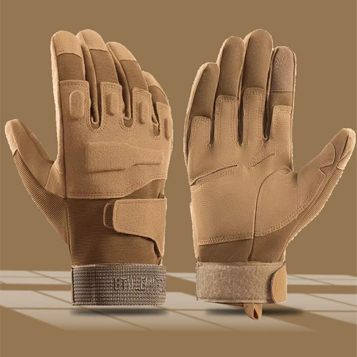 Guantes tácticos con nudillos duros, antideslizantes, gruesos e indestructibles