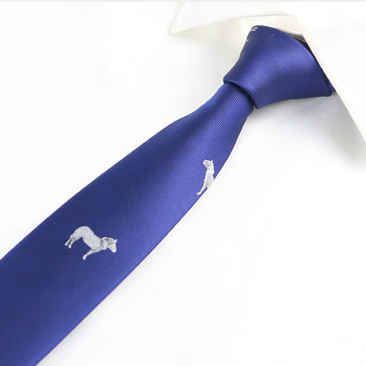 Corbata para hombre con motivos divertidos de animales