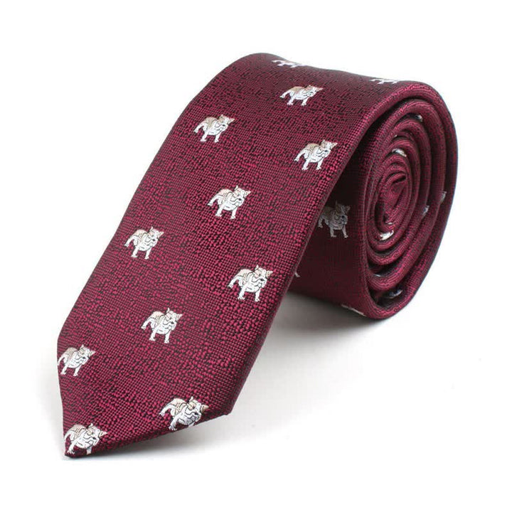 Corbata para hombre con motivos de dibujos animados bonitos