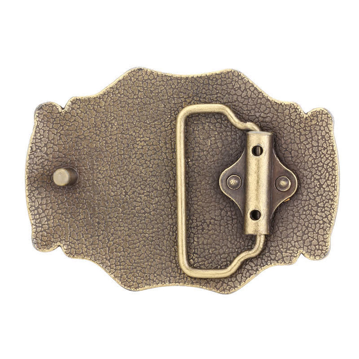 Cinturón de cuero con hebilla Matador para hombre hecho a mano