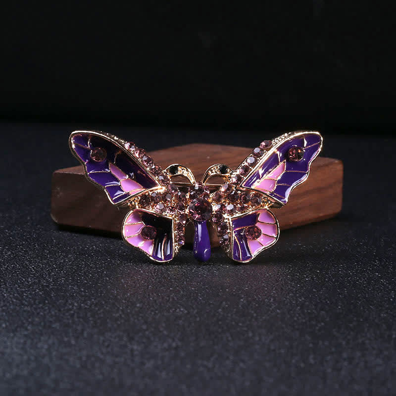 Broche elegante de mariposa de cuento de hadas para mujer