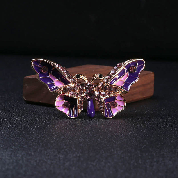 Broche elegante de mariposa de cuento de hadas para mujer