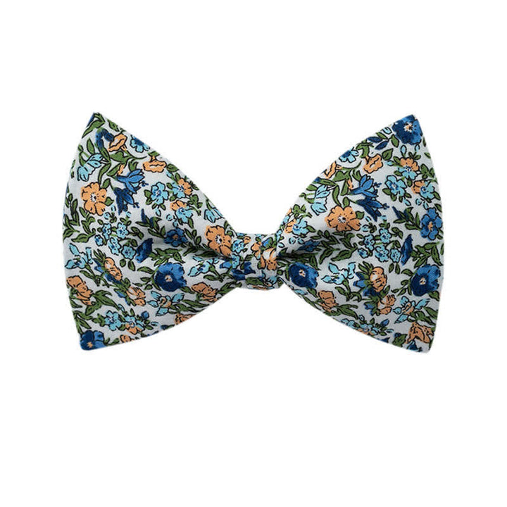 Pajarita de boda con estampado floral para hombre