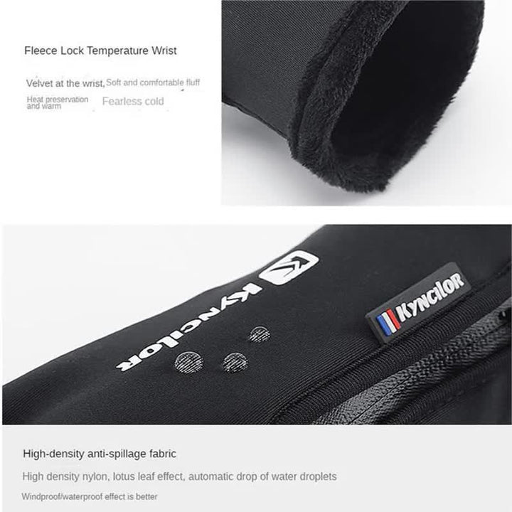 Guantes tácticos con cremallera impermeables para ciclismo al aire libre