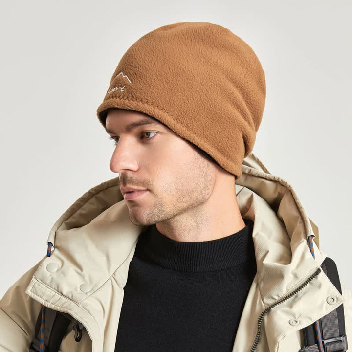 Gorro polar reversible, cálido y resistente al viento