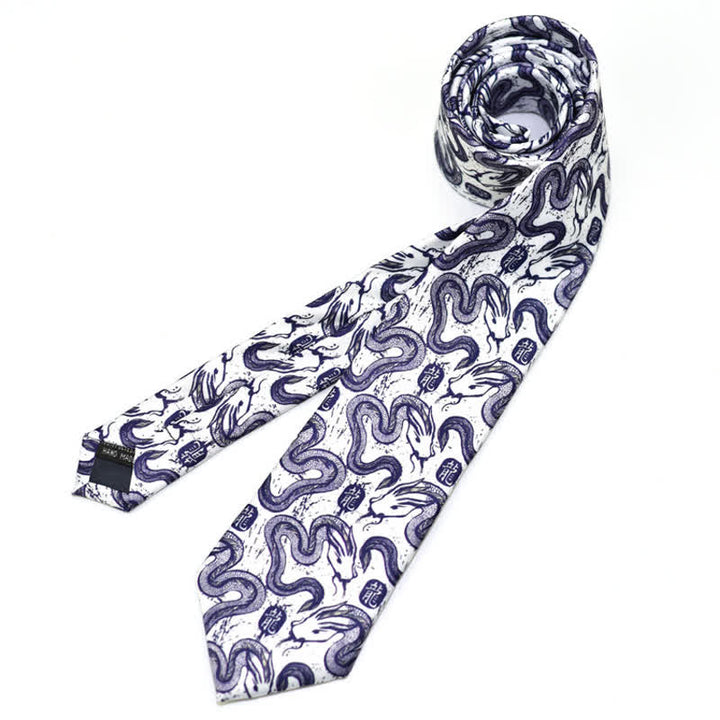 Corbata estampada divertida y creativa para hombre. 