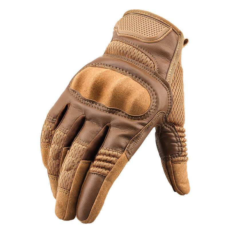 Guantes tácticos de goma con nudillos duros para pantalla táctil