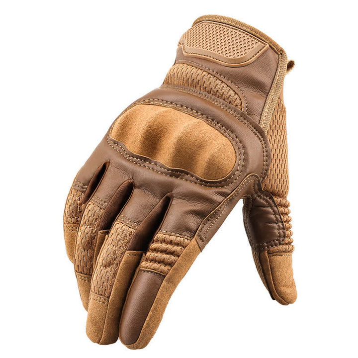 Guantes tácticos de goma con nudillos duros para pantalla táctil
