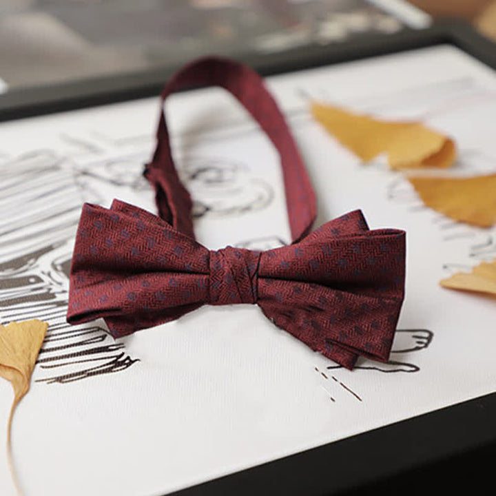 Pajarita de caballero de la serie Burgundy para hombre