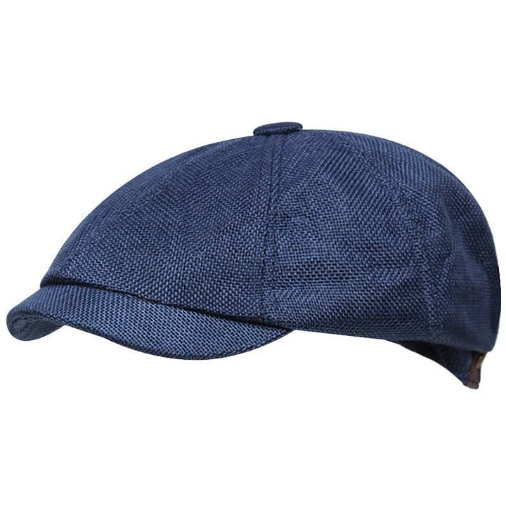 Gorra tipo boina octogonal con diseño de vendedor de periódicos y plana para ocio